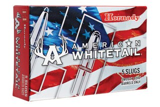 Hornady American Whitetail 12 GA Slug 1oz - Hunting Ammo - 5rd